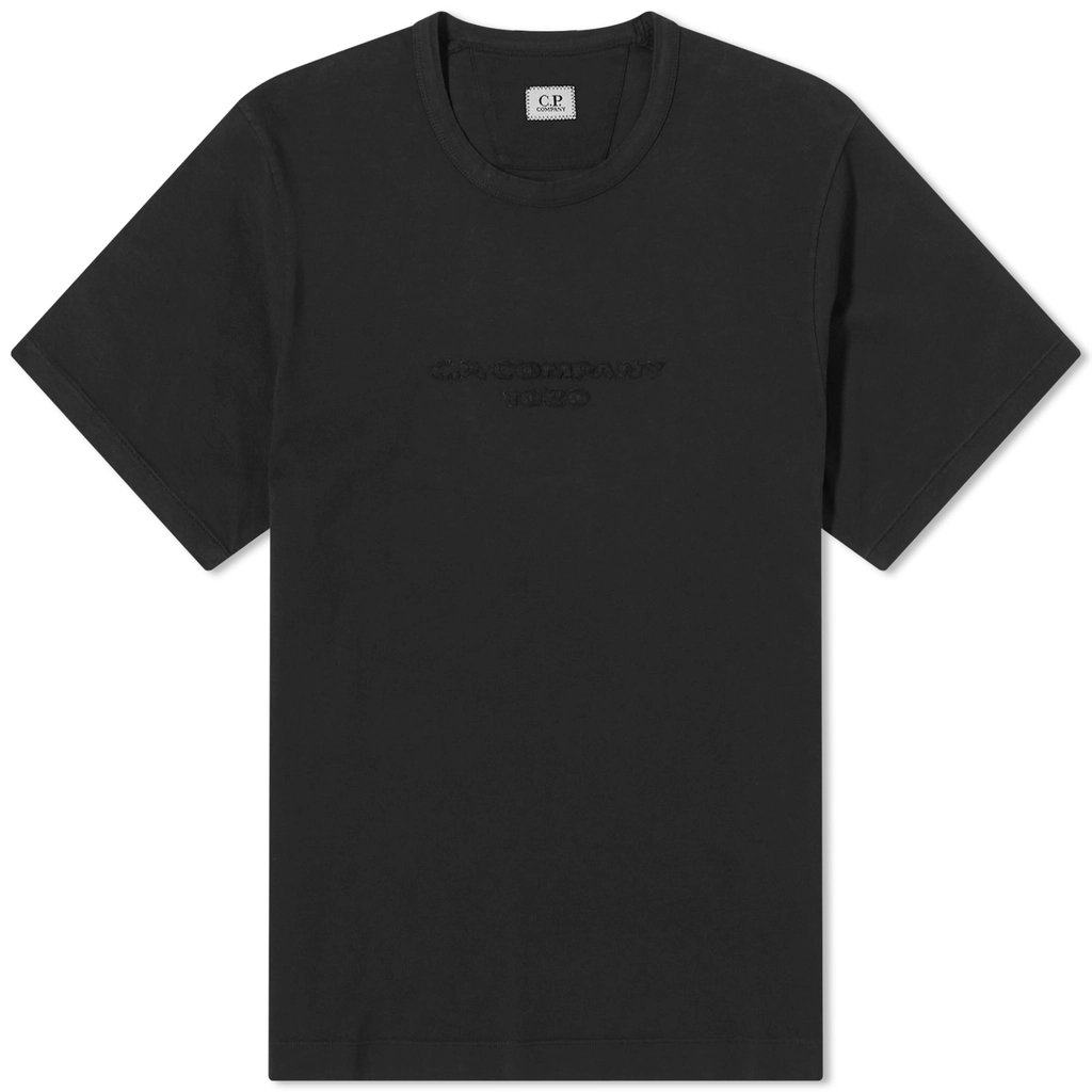 CP Company Men's Large Logo T-Shirt Black
